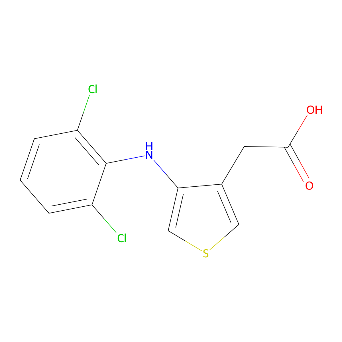 Eltenac molecular structure, CAS 72895-88-6