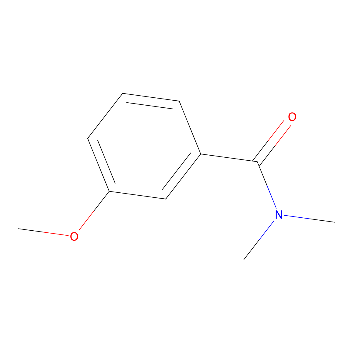 3-Methoxy-n,n-dimethylbenzamide molecular structure, CAS 7290-99-5