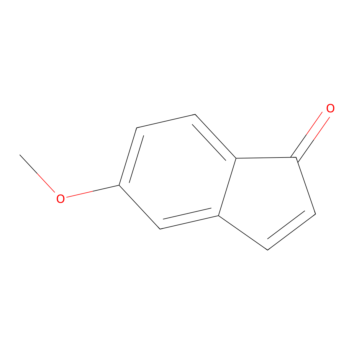 5-Methoxy-1H-inden-1-one molecular structure, CAS 72913-59-8