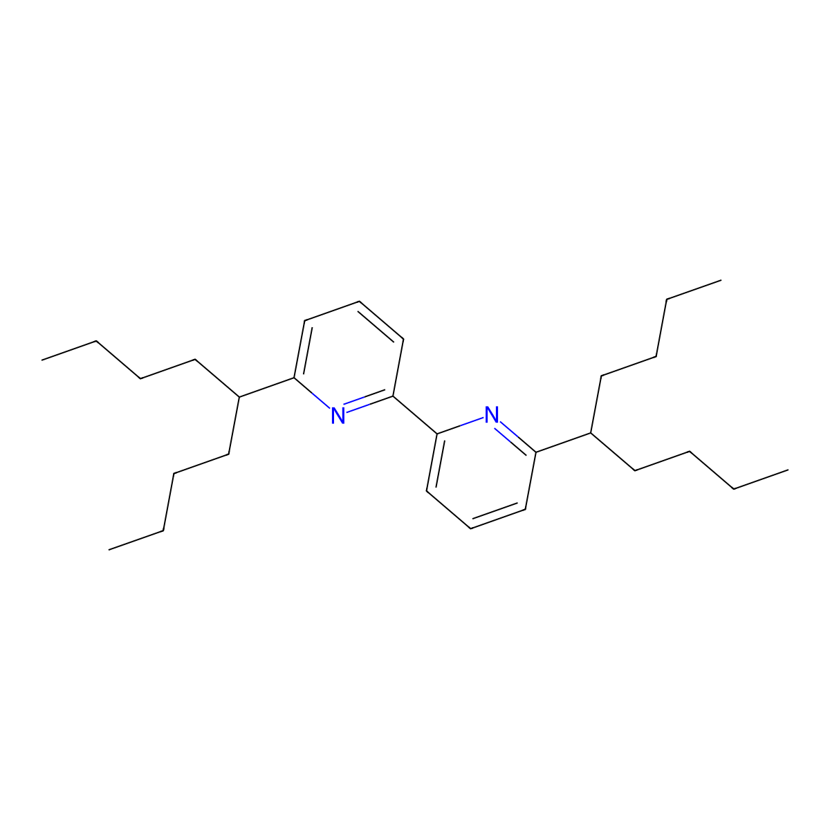 2-(Nonan-5-yl)-6-[6-(nonan-5-yl)pyridin-2-yl]pyridine molecular structure, CAS 72914-16-0