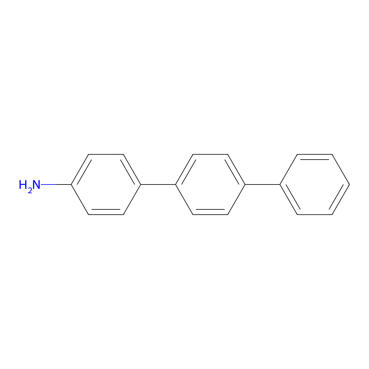 4-Amino-p-terphenyl molecular structure, CAS 7293-45-0