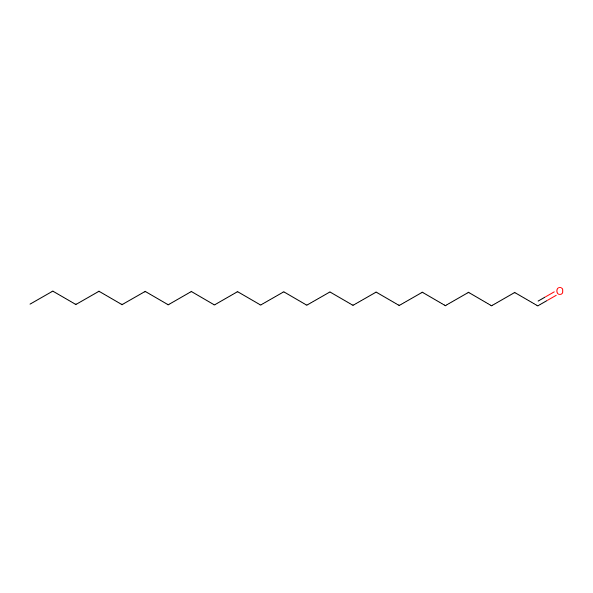 Tricosanal molecular structure, CAS 72934-02-2