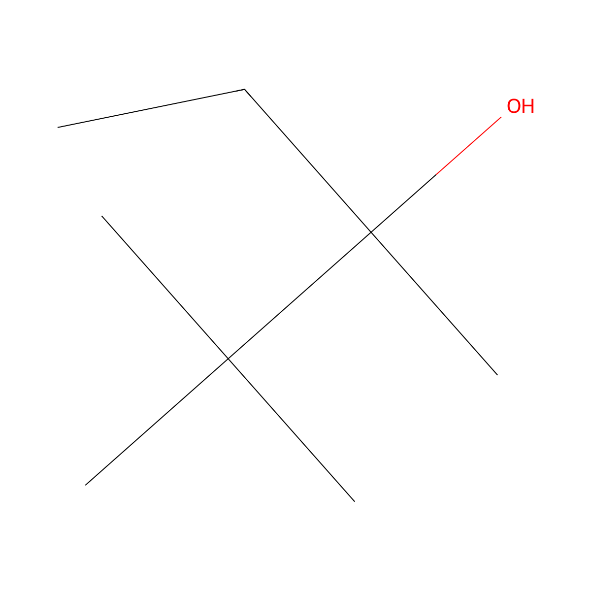 2,2,3-Trimethyl-3-pentanol molecular structure, CAS 7294-05-5