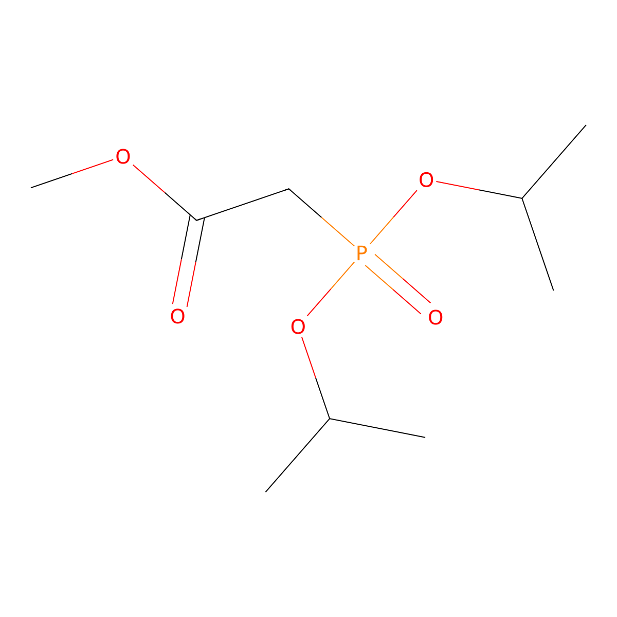 Methyl (diisopropoxyphosphoryl)acetate molecular structure, CAS 72946-10-2