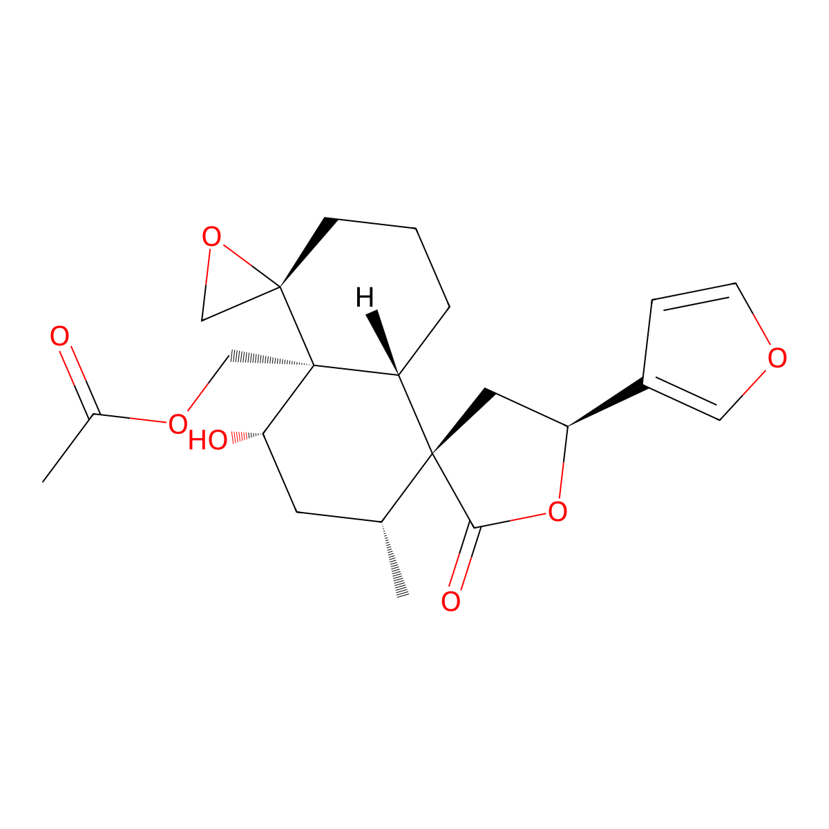 Teupolin I molecular structure, CAS 72948-20-0
