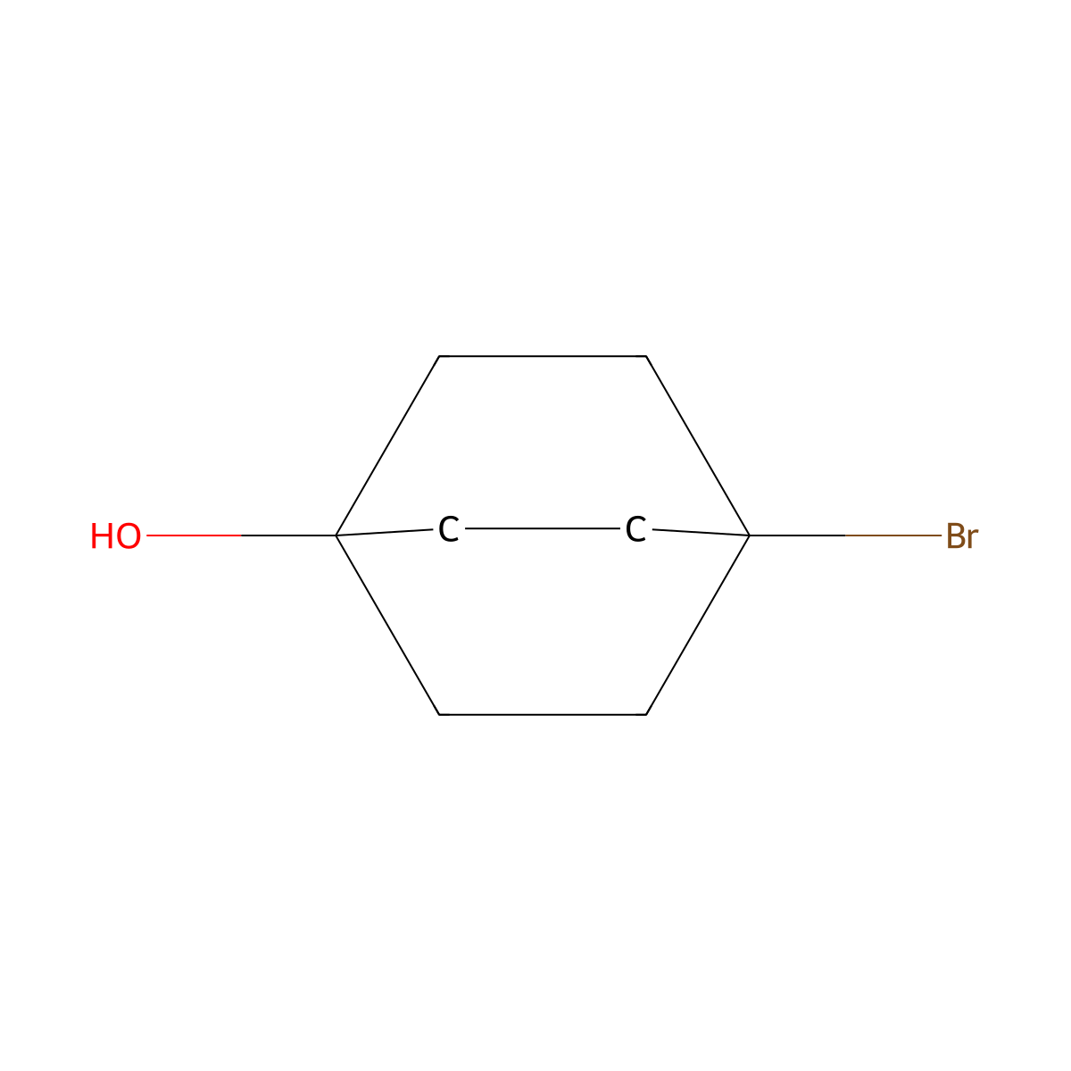 4-Bromobicyclo[2.2.2]octan-1-ol molecular structure, CAS 72948-88-0
