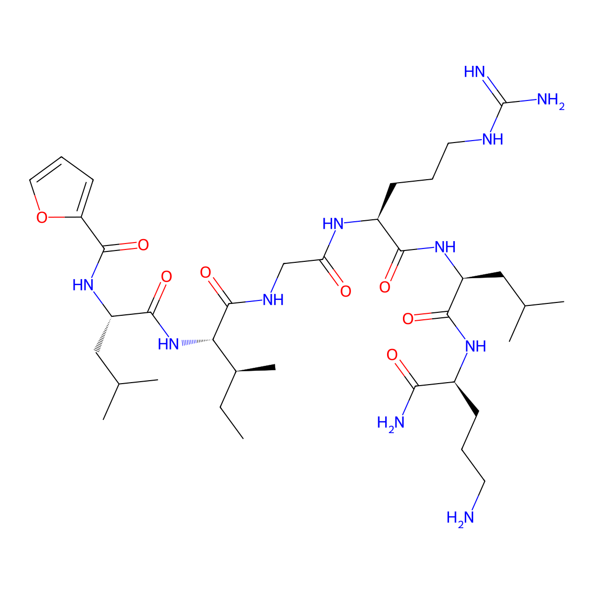 2-furoyl-LIGRLO-amide molecular structure, CAS 729589-58-6