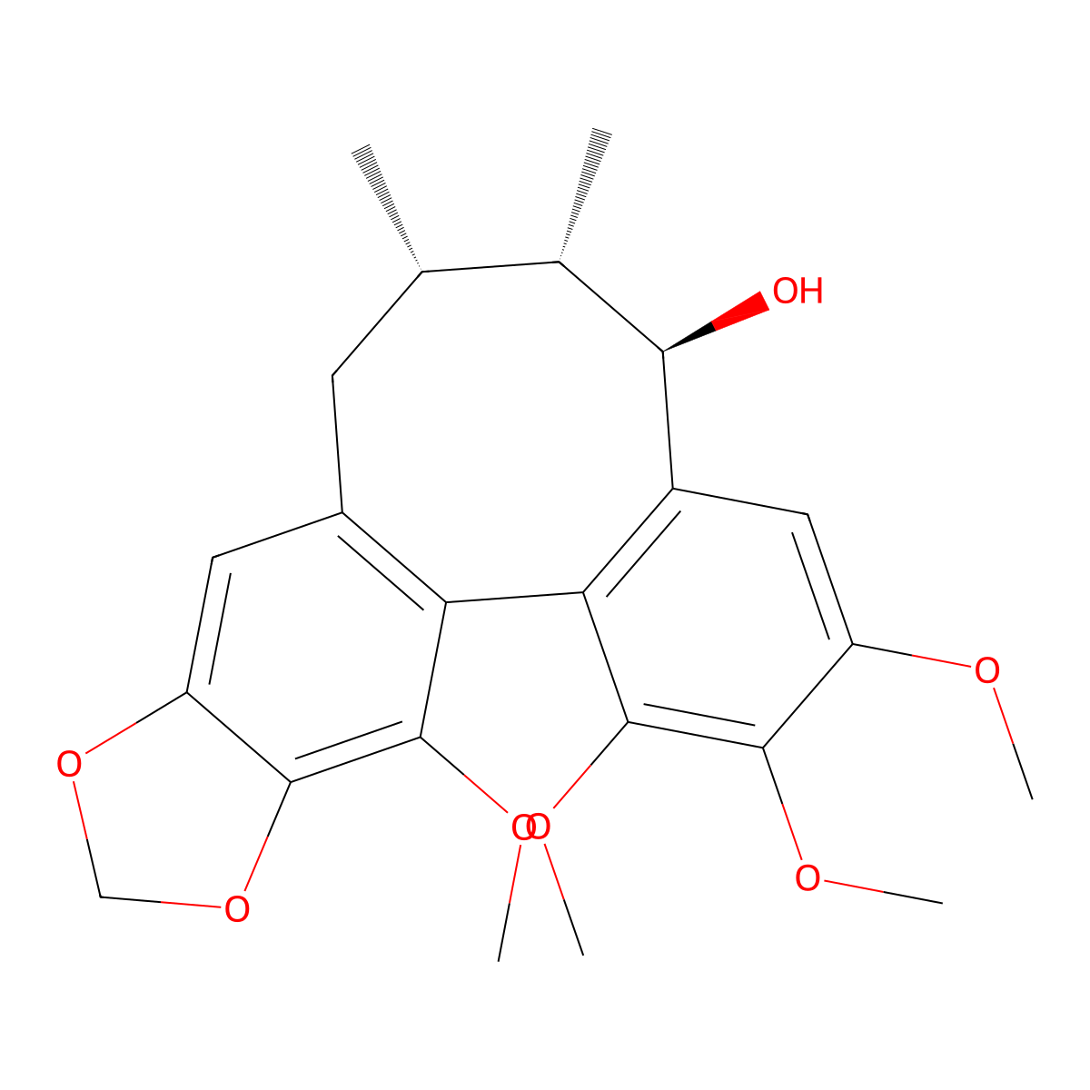 Gomisin O molecular structure, CAS 72960-22-6