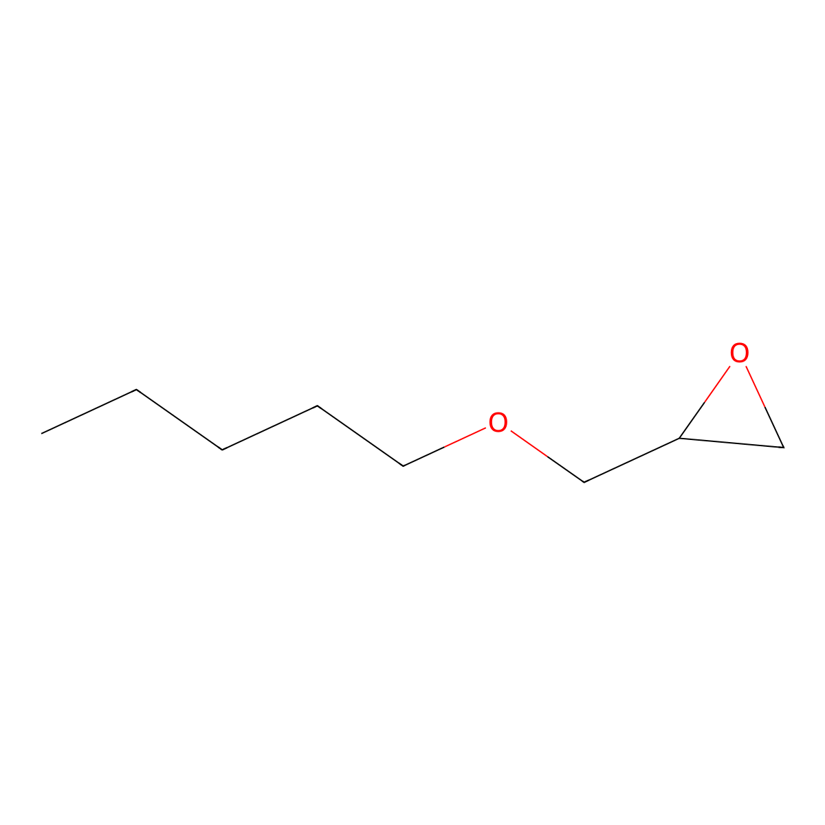 2-[(Pentyloxy)methyl]oxirane molecular structure, CAS 7297-11-2