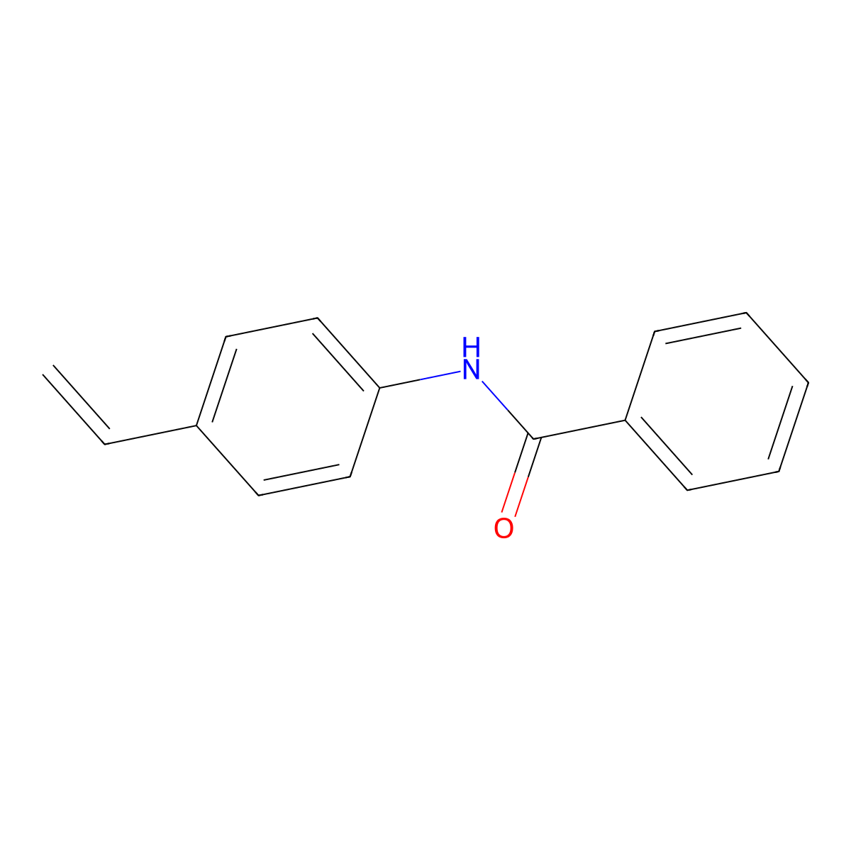 Benzamide,n-(4-ethenylphenyl)- molecular structure, CAS 7297-64-5