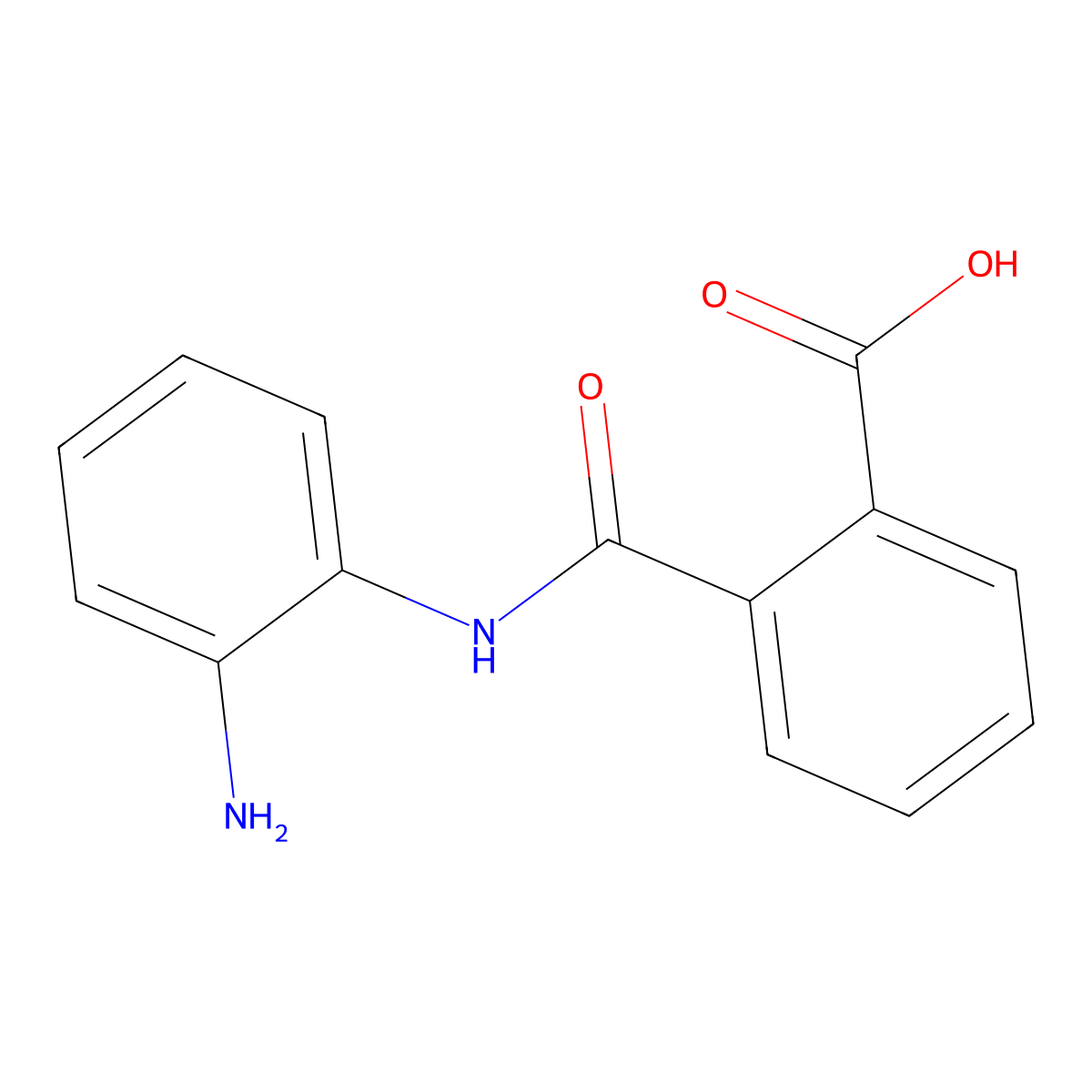 2-[(2-Aminophenyl)carbamoyl]benzoic acid molecular structure, CAS 7297-65-6