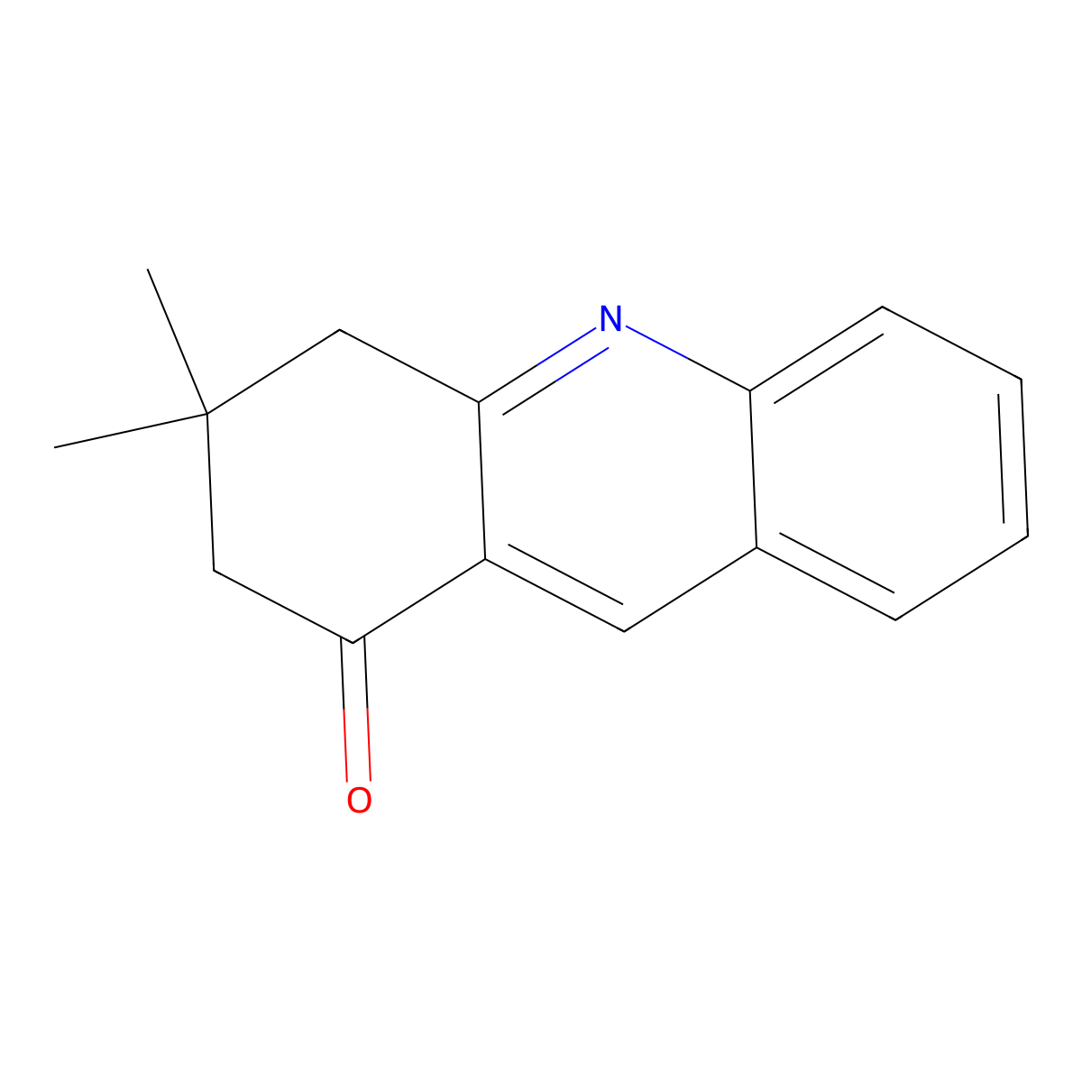 1(2H)-Acridinone, 3,4-dihydro-3,3-dimethyl- molecular structure, CAS 72989-31-2