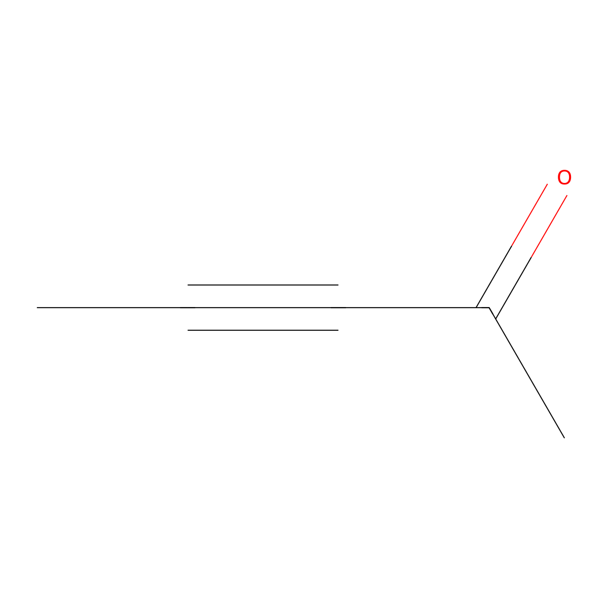 2-Pentyn-4-one molecular structure, CAS 7299-55-0