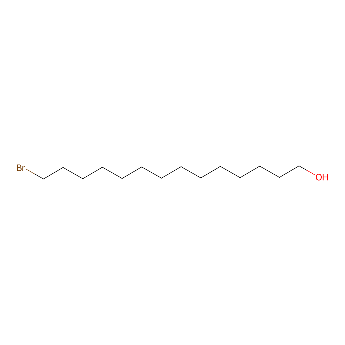 14-Bromo-1-tetradecanol molecular structure, CAS 72995-94-9