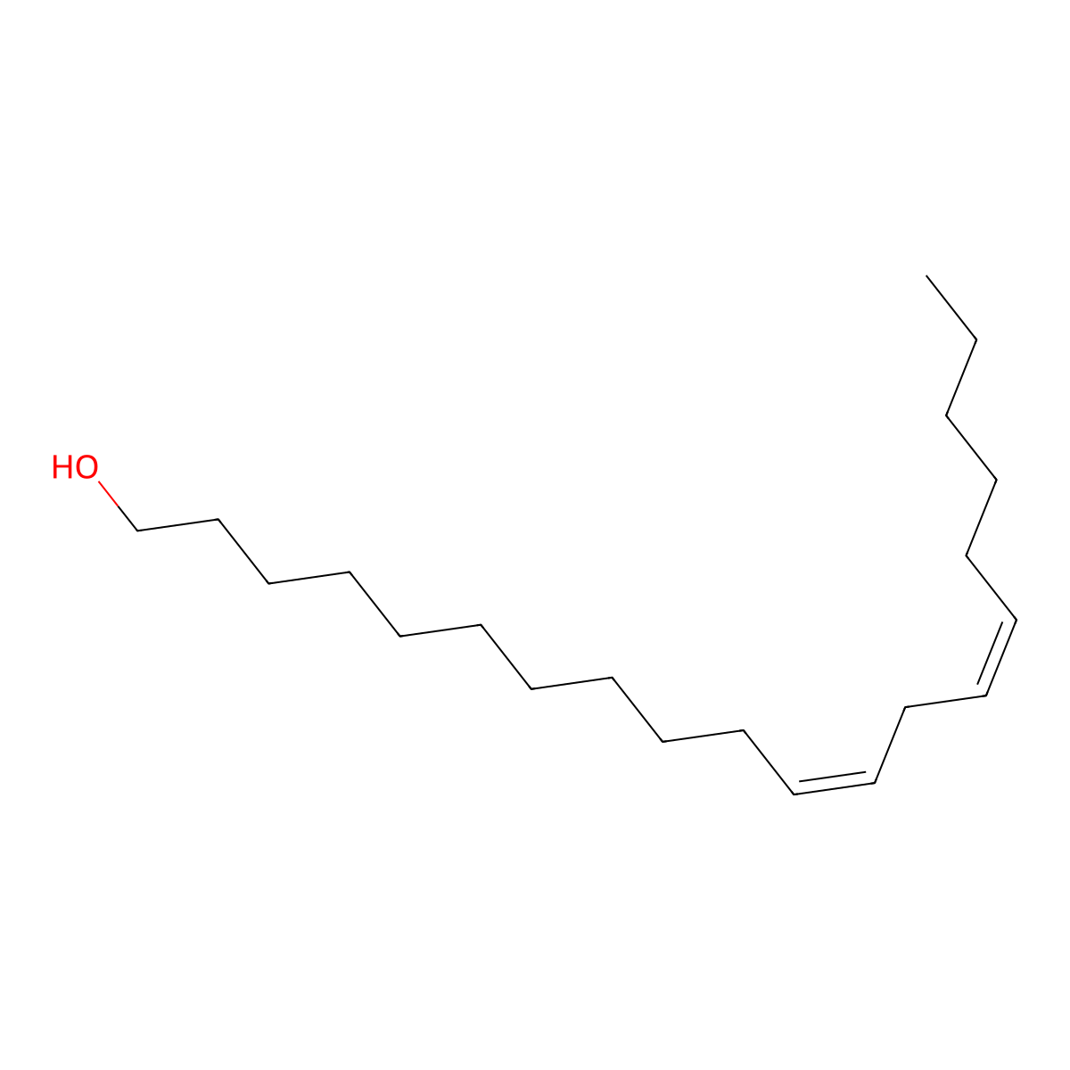 (11Z,14Z)-icosa-11,14-dien-1-ol molecular structure, CAS 72996-06-6