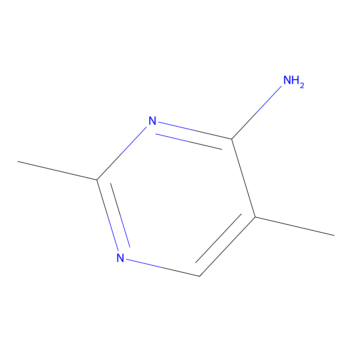 2,5-Dimethylpyrimidin-4-Amine molecular structure, CAS 73-70-1