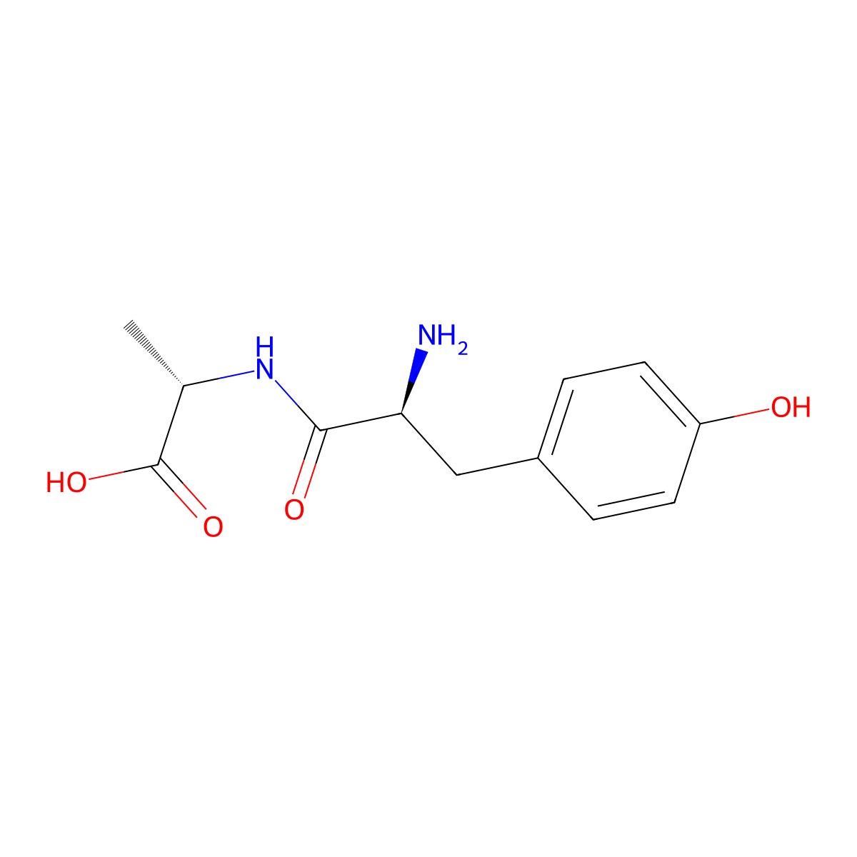 Tyr-Ala molecular structure, CAS 730-08-5