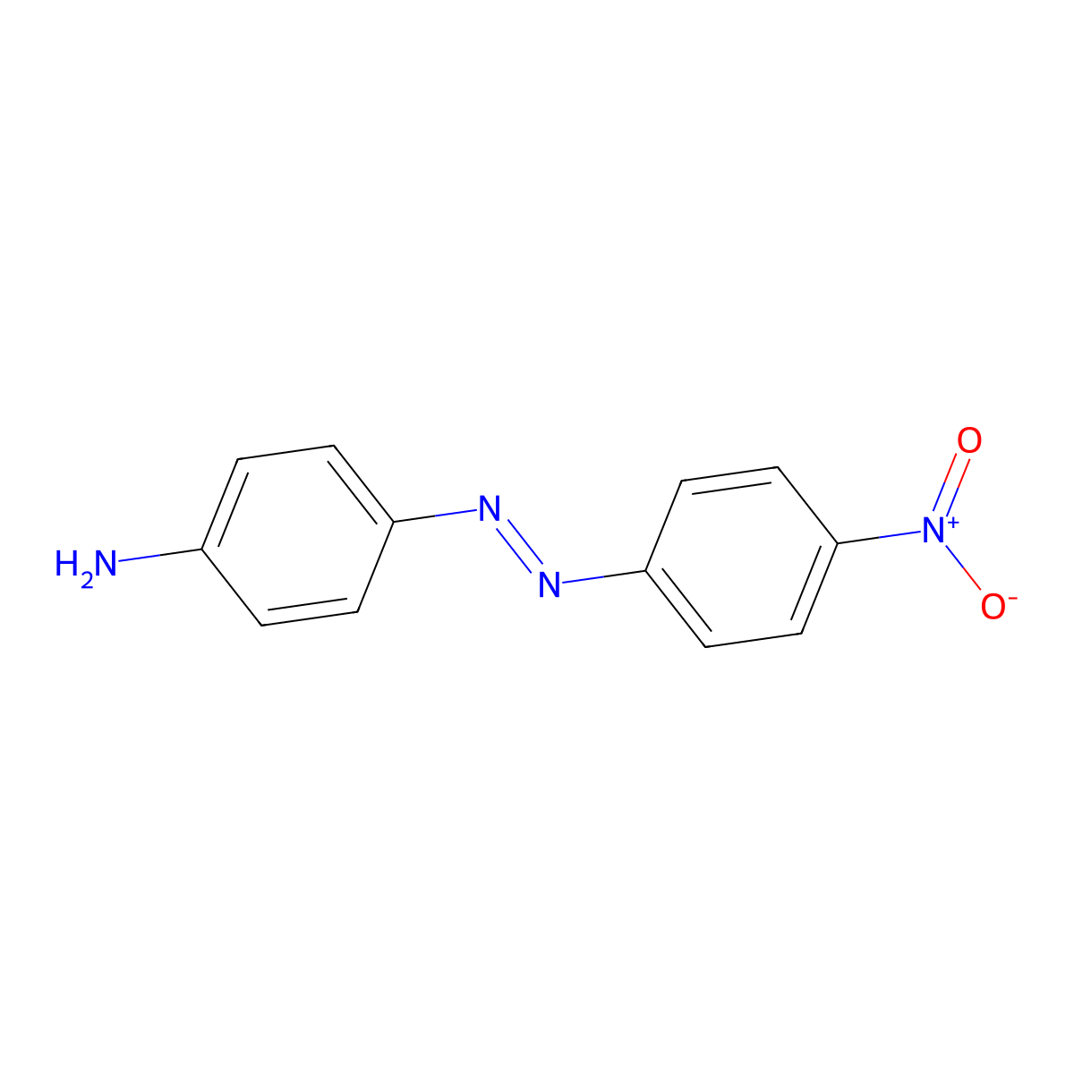 Disperse orange 3 molecular structure, CAS 730-40-5