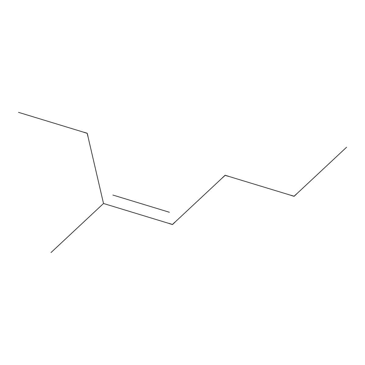 3-Methylhept-3-ene molecular structure, CAS 7300-03-0
