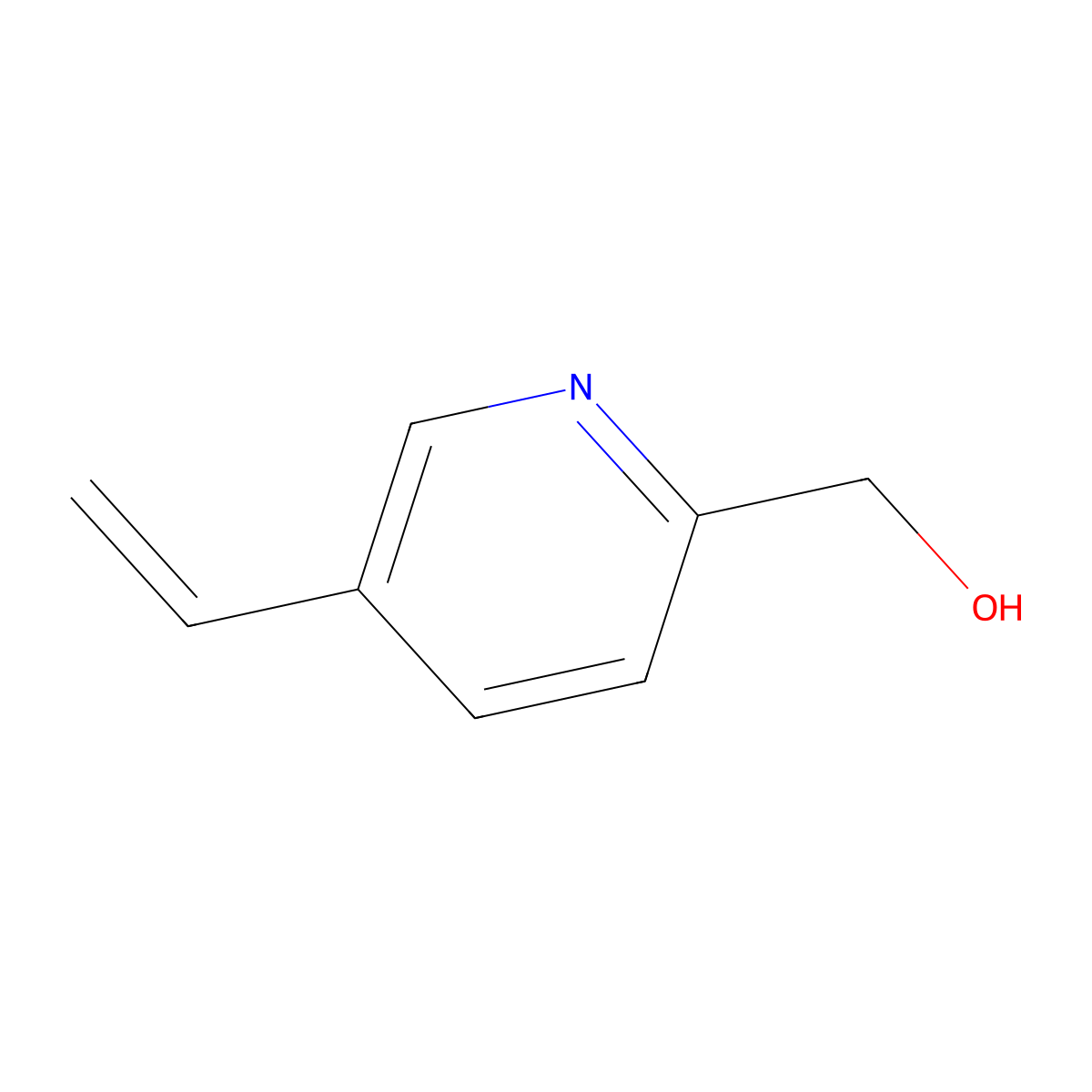 (5-Ethenylpyridin-2-yl)methanol molecular structure, CAS 7300-31-4
