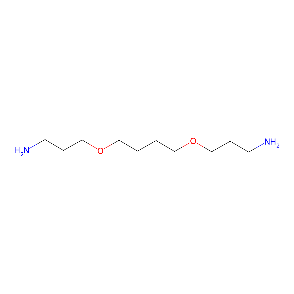 4,9-Dioxa-1,12-dodecanediamine molecular structure, CAS 7300-34-7