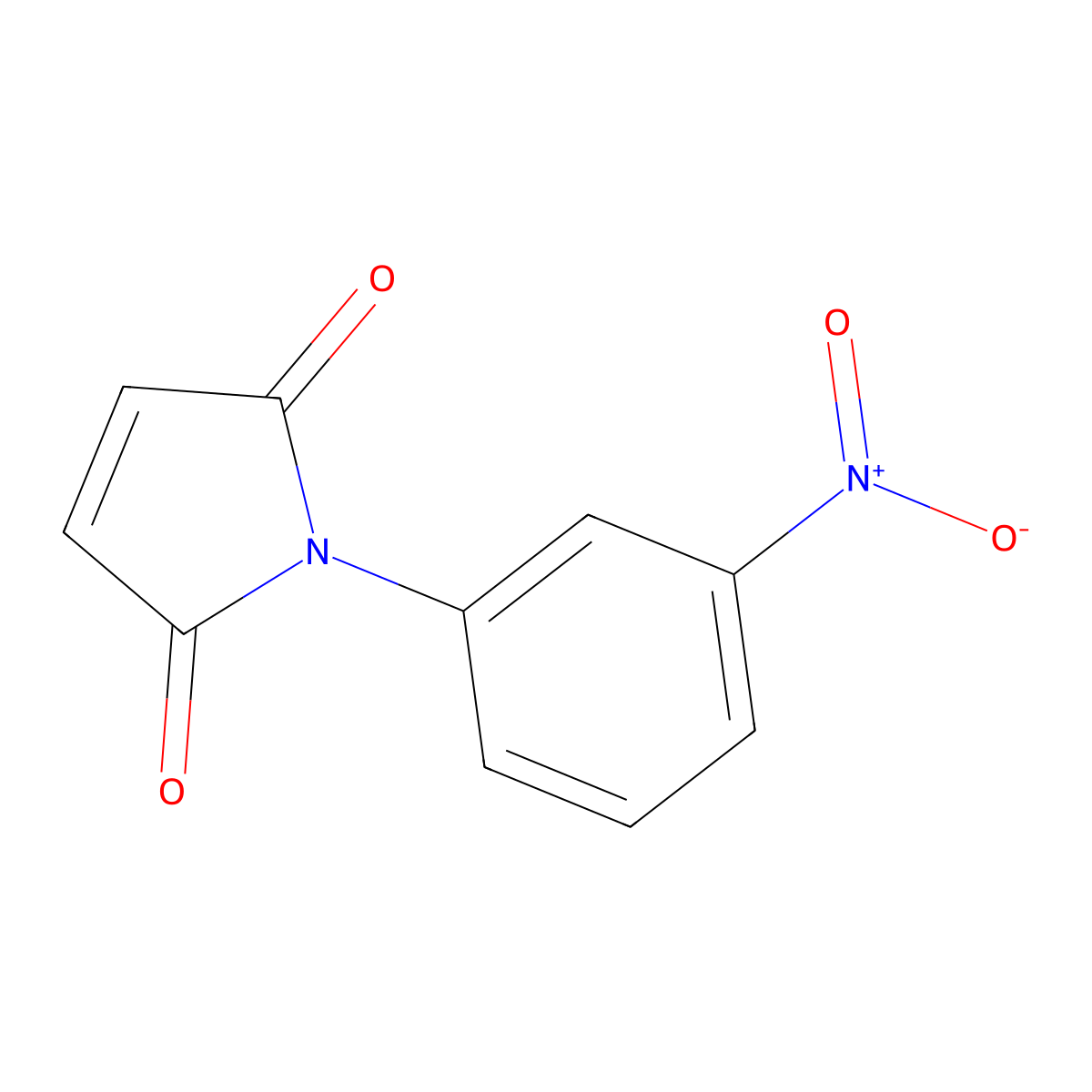 1-(3-nitrophenyl)-1H-pyrrole-2,5-dione molecular structure, CAS 7300-93-8