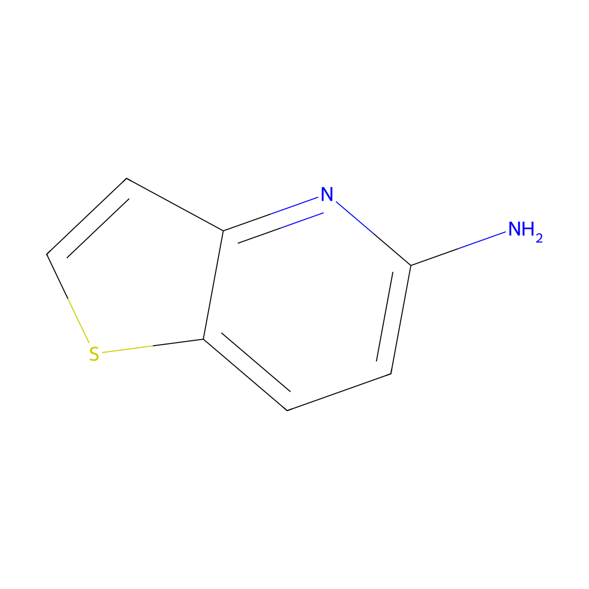 Thieno[3,2-b]pyridin-5-amine molecular structure, CAS 73010-06-7