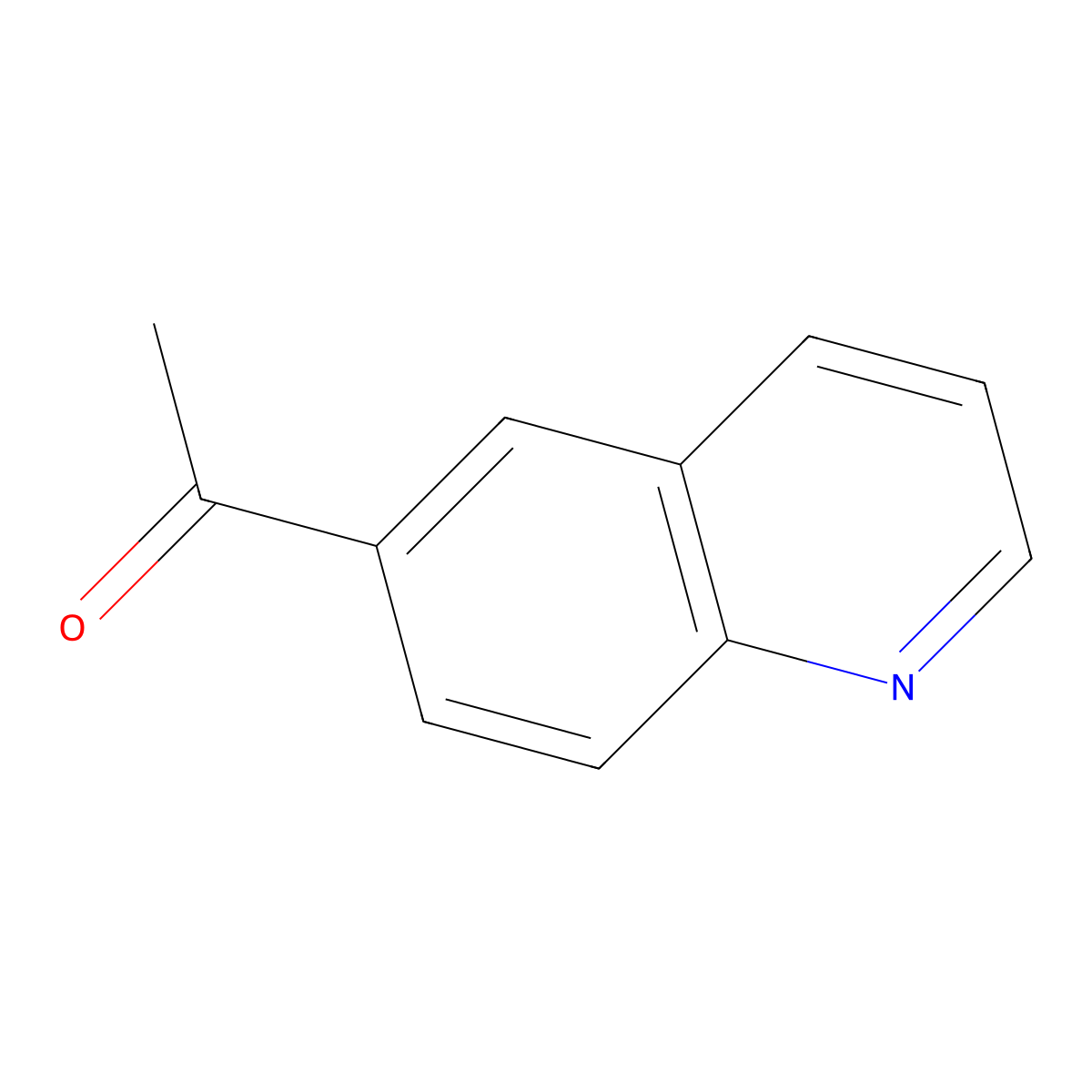 1-(Quinolin-6-yl)ethan-1-one molecular structure, CAS 73013-68-0