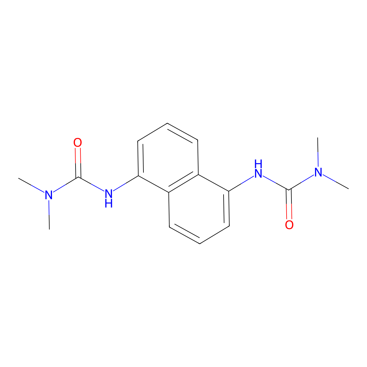 Urea, N,N''-1,5-naphthalenediylbis[N',N'-dimethyl- molecular structure, CAS 73019-17-7