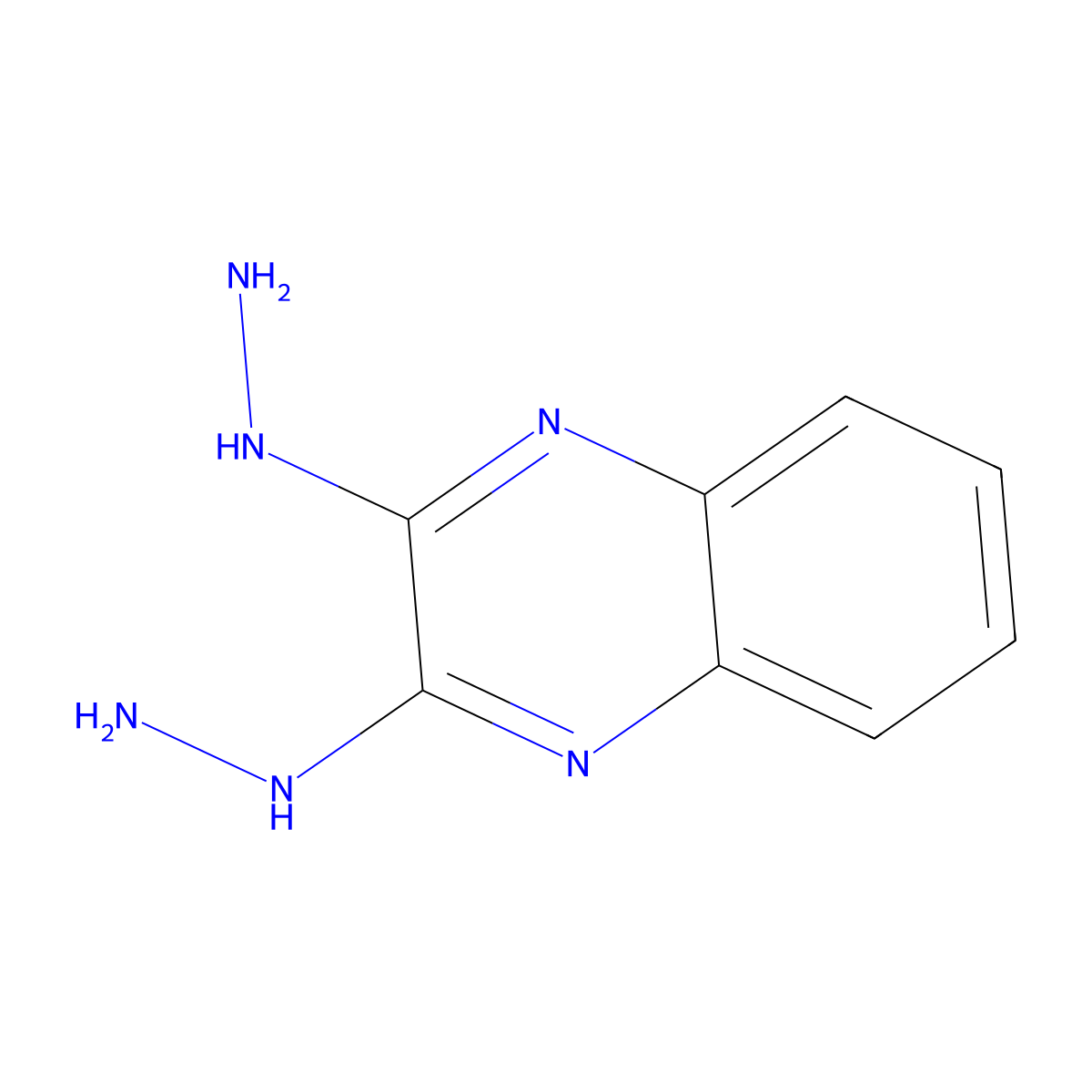 (3-Hydrazinylquinoxalin-2-yl)hydrazine molecular structure, CAS 73029-86-4