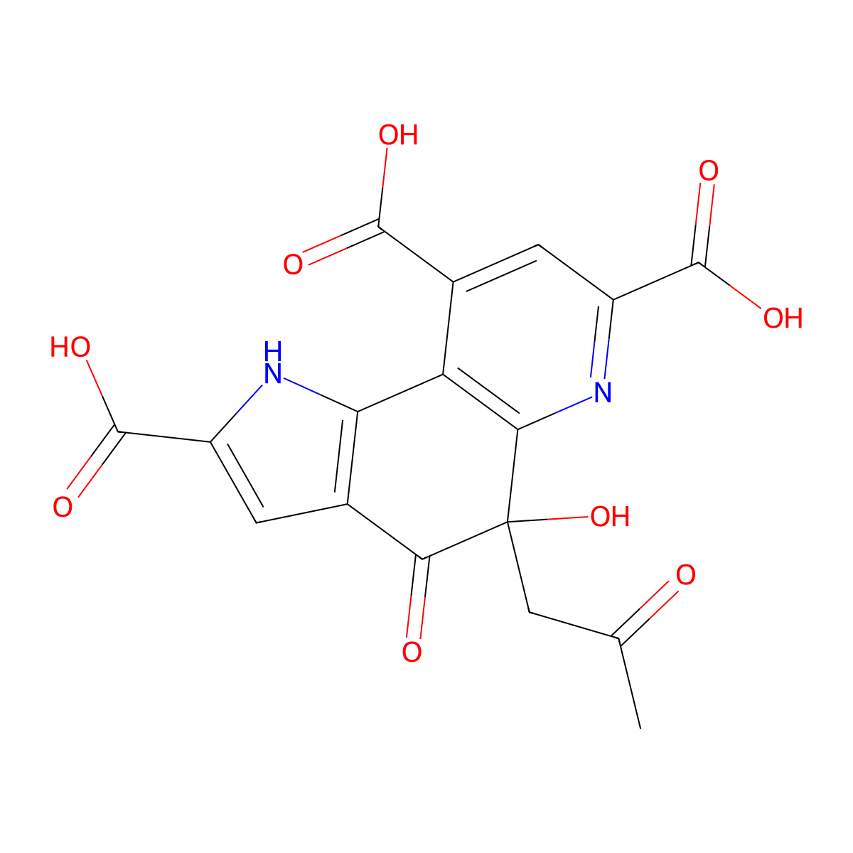 Acetonyl methoxatin molecular structure, CAS 73030-04-3