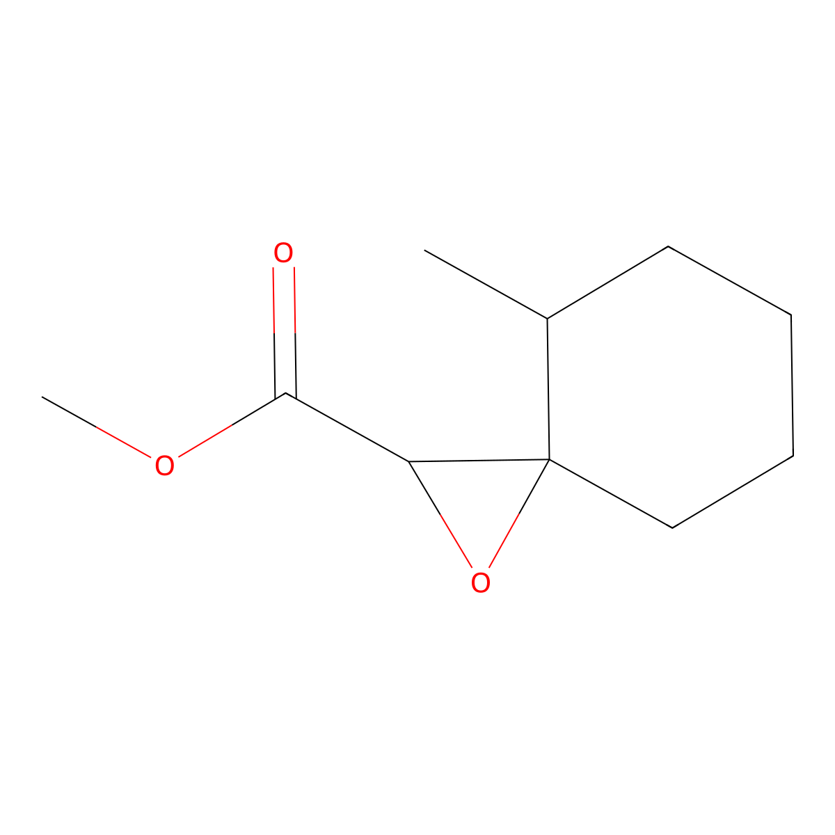 Methyl 4-methyl-1-oxaspiro[2.5]octane-2-carboxylate molecular structure, CAS 73040-00-3