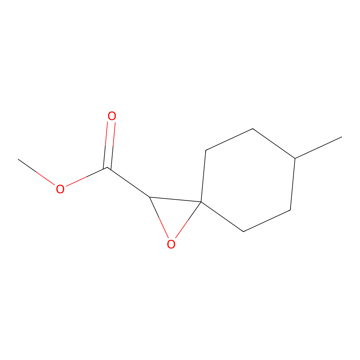 Methyl 6-methyl-1-oxaspiro[2.5]octane-2-carboxylate molecular structure, CAS 73040-02-5
