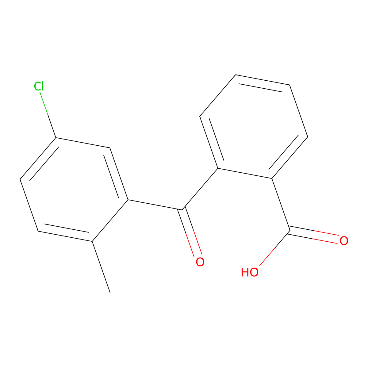 2-(5-Chloro-2-methylbenzoyl)benzoic acid molecular structure, CAS 73041-54-0