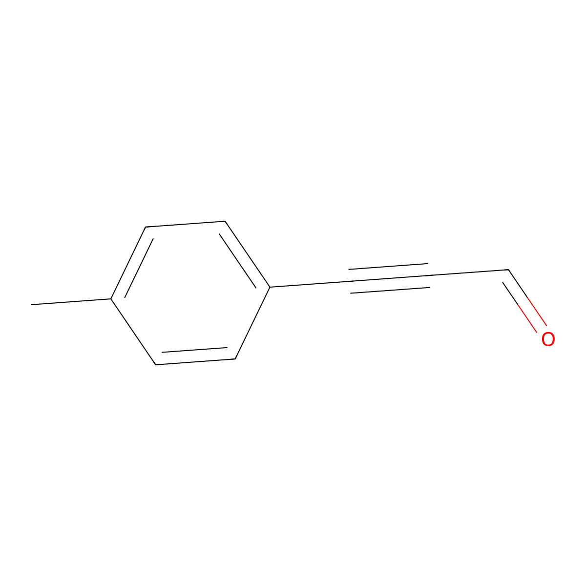 3-(p-Tolyl)propiolaldehyde molecular structure, CAS 73057-40-6