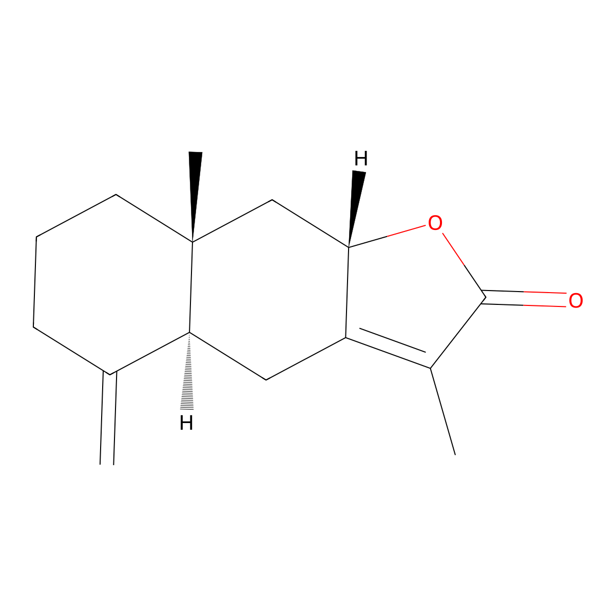 Atractylenolide Ii molecular structure, CAS 73069-14-4