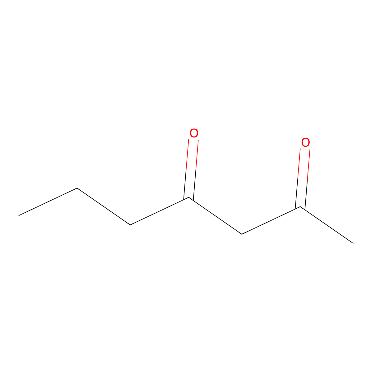 2,4-Heptanedione molecular structure, CAS 7307-02-0
