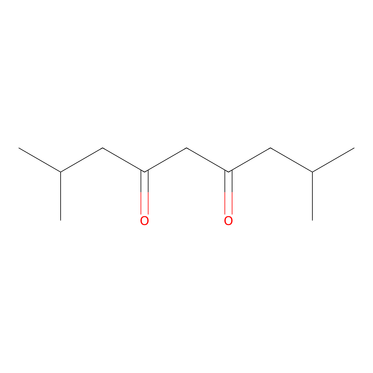 2,8-Dimethylnonane-4,6-dione molecular structure, CAS 7307-08-6