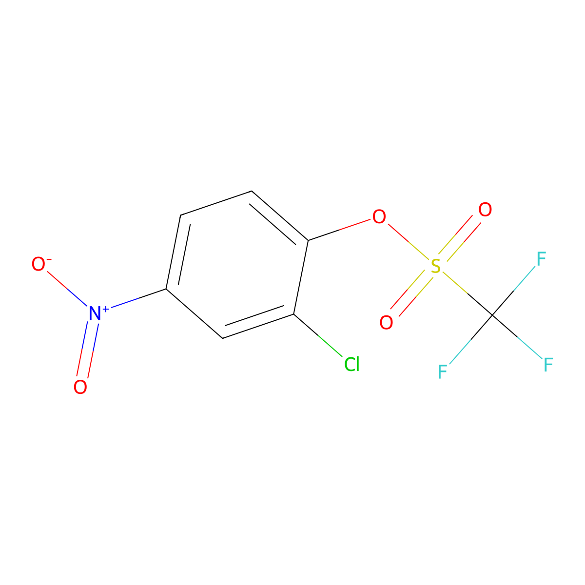 2-Chloro-4-nitrophenyl triflate molecular structure, CAS 73088-08-1