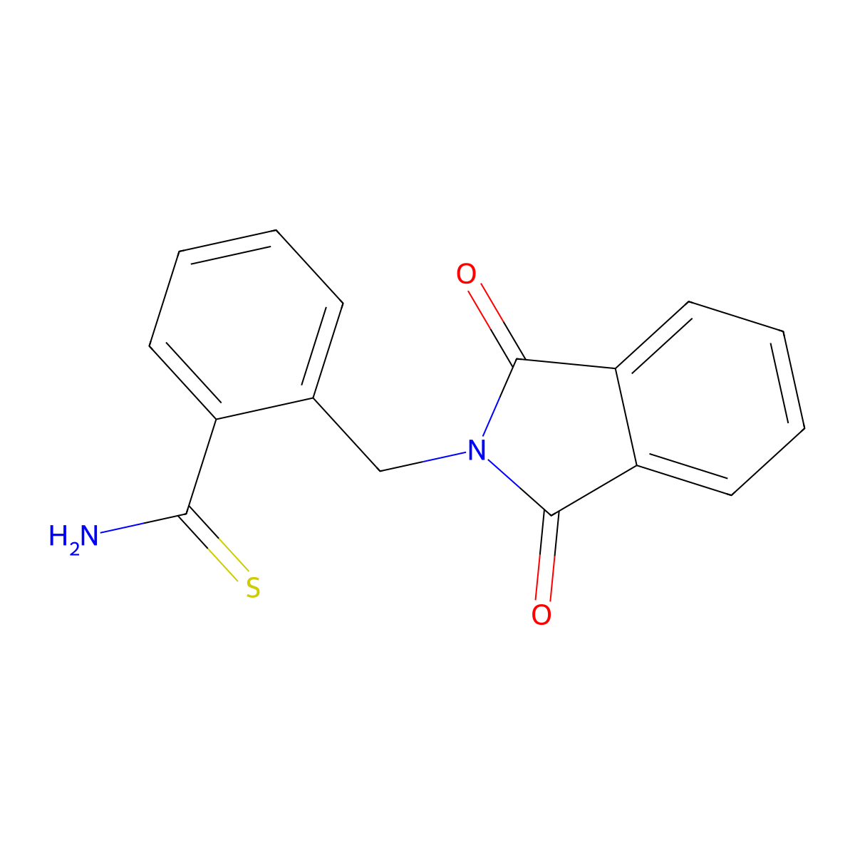 2-(Phthalimidomethyl)thiobenzamide molecular structure, CAS 730971-67-2