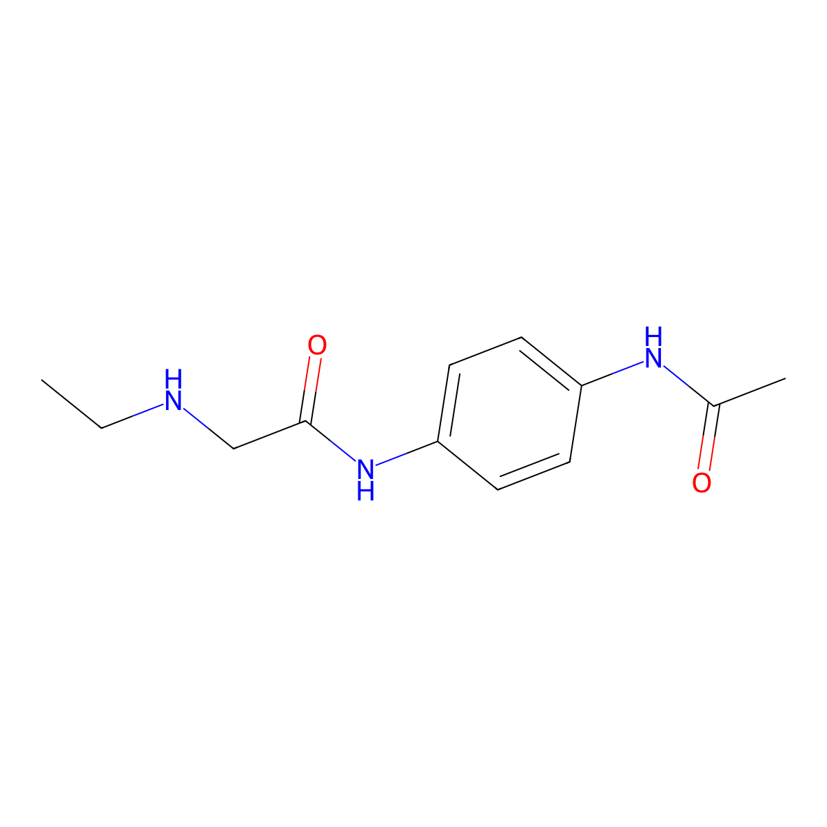 N-(4-acetamidophenyl)-2-(ethylamino)acetamide molecular structure, CAS 730976-47-3