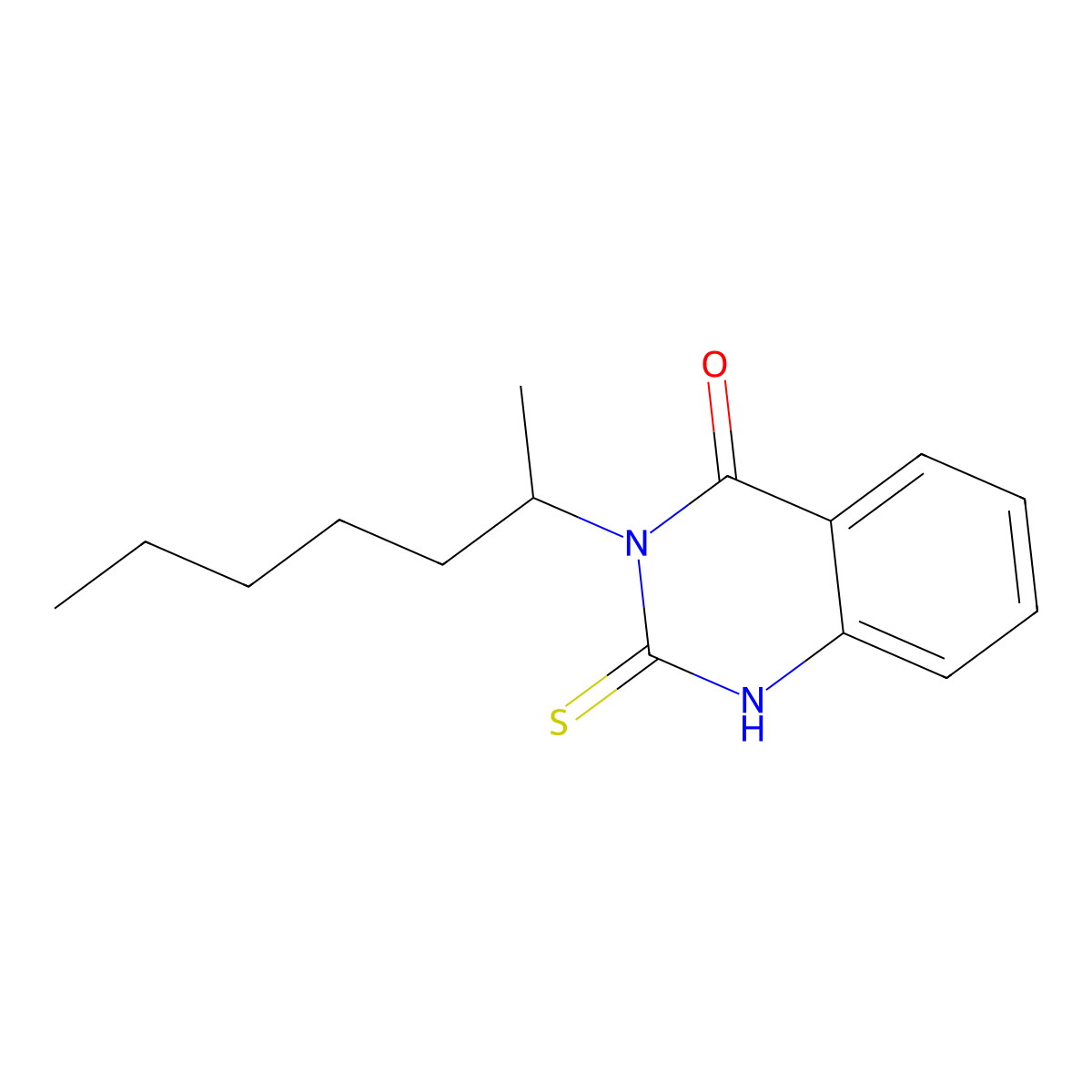 3-(Heptan-2-yl)-2-sulfanyl-3,4-dihydroquinazolin-4-one molecular structure, CAS 730976-65-5