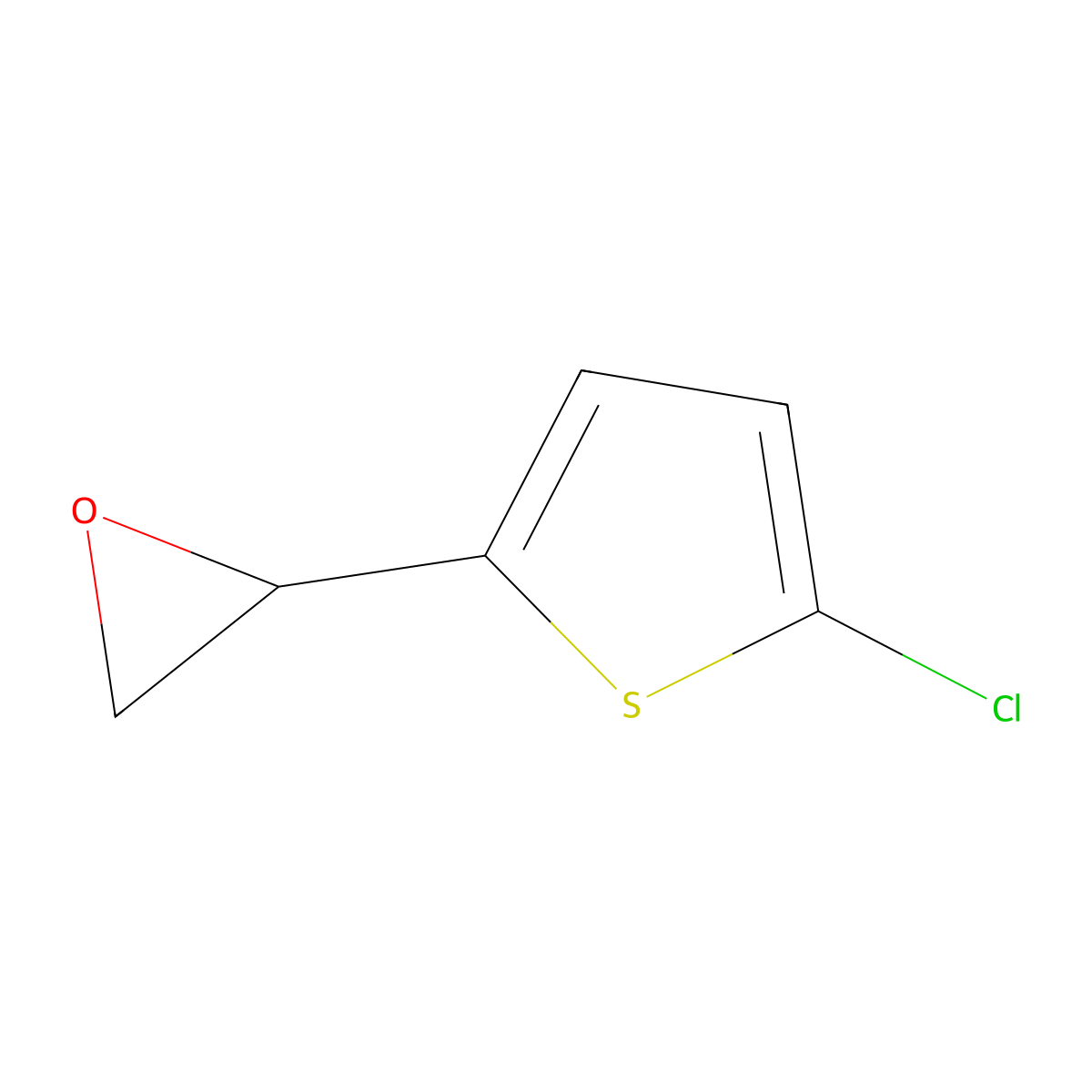 2-(5-Chlorothiophen-2-yl)oxirane molecular structure, CAS 73099-67-9