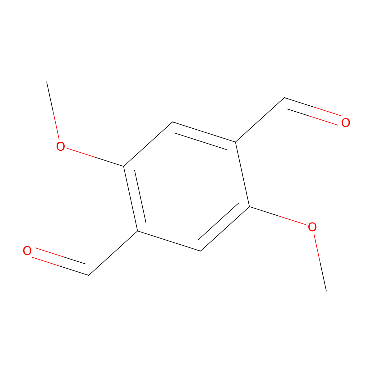 2,5-Dimethoxyterephthalaldehyde molecular structure, CAS 7310-97-6