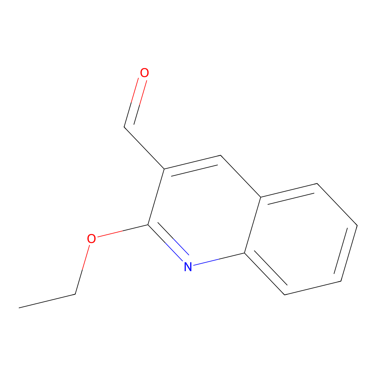 2-Ethoxyquinoline-3-carbaldehyde molecular structure, CAS 731001-97-1