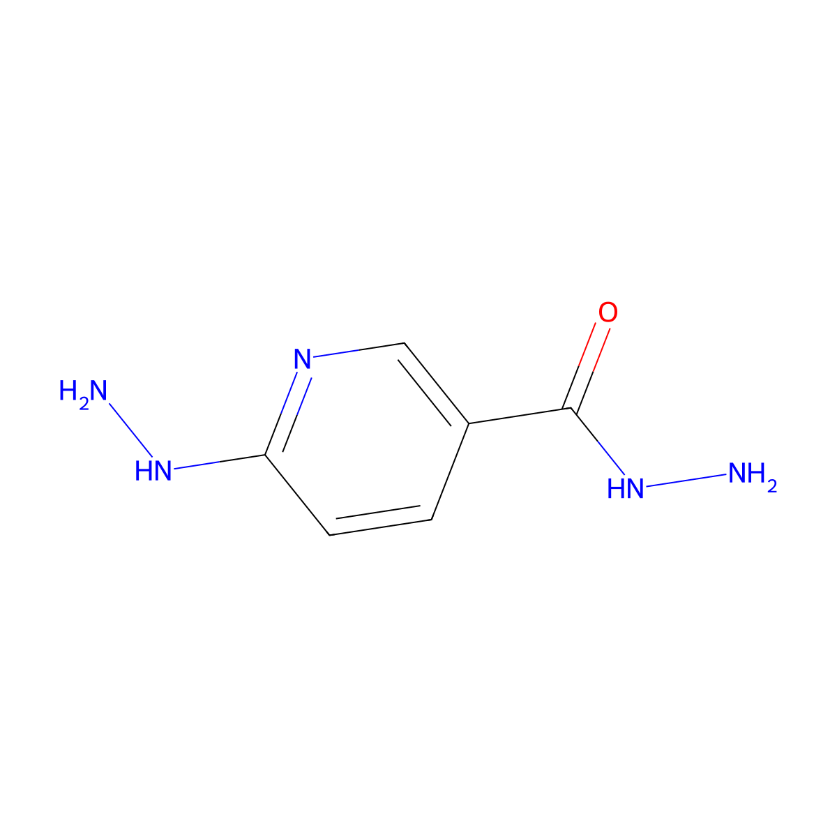 6-Hydrazinonicotinohydrazide molecular structure, CAS 731005-24-6