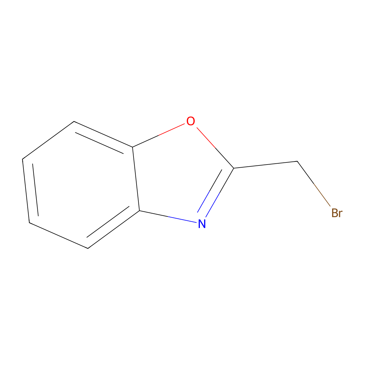 2-(Bromomethyl)benzo[d]oxazole molecular structure, CAS 73101-74-3