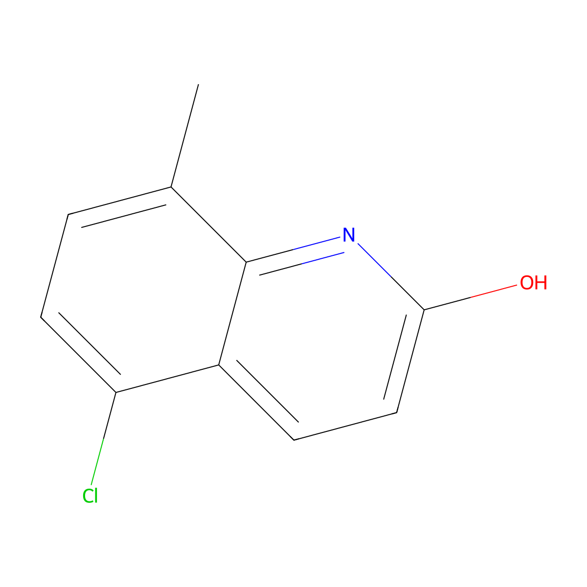5-Chloro-8-methyl-1,2-dihydroquinolin-2-one molecular structure, CAS 73108-77-7
