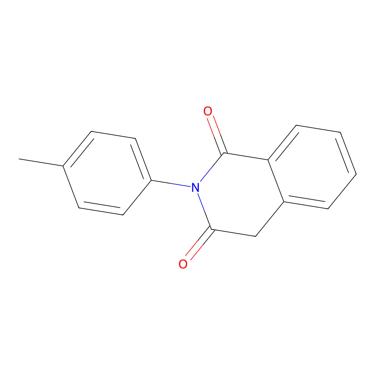 2-(4-Methylphenyl)isoquinoline-1,3(2H,4H)-dione molecular structure, CAS 73109-31-6