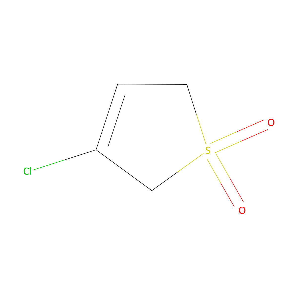 3-Chloro-2,5-dihydrothiophene 1,1-dioxide molecular structure, CAS 7311-87-7